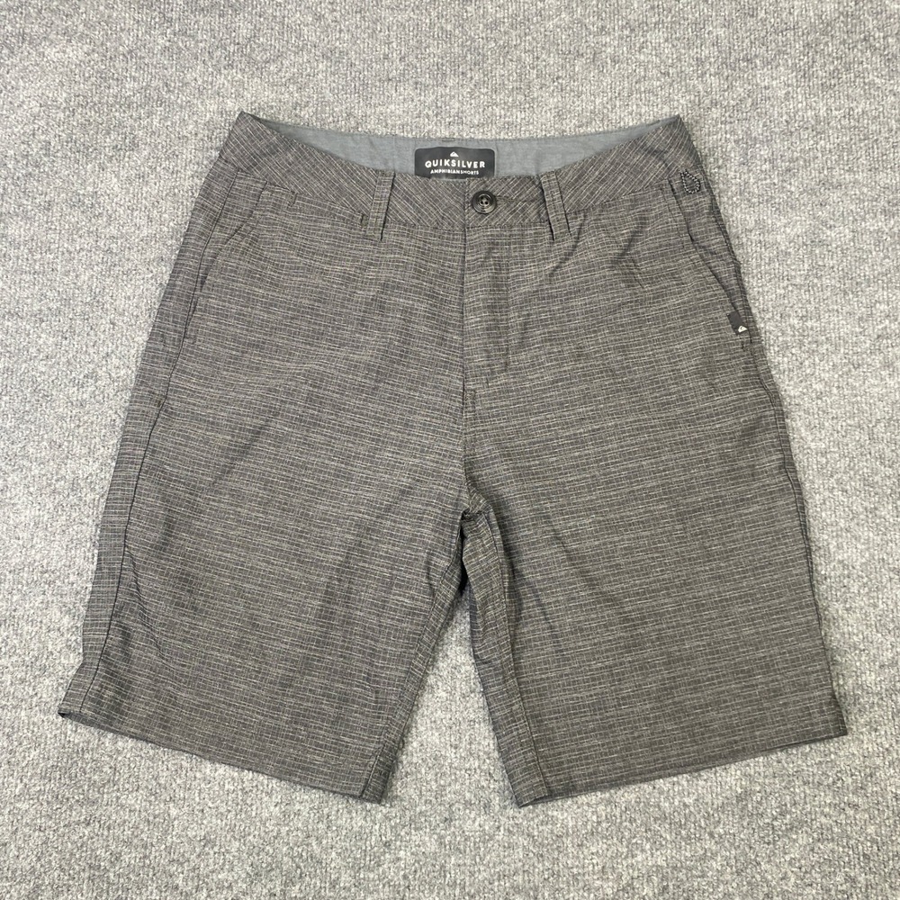 Quiksilver Amphibian Shorts Mens 29 Grey Heathered Hybrid Board Shorts Walkshort
